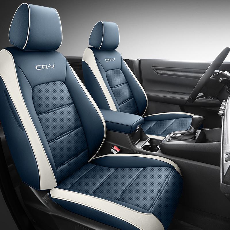 Universal Leather Car Seat Cover: Full Wrap, All-Season, Five-Seat Compatible