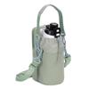 New outdoor water bottle bag with a hanging strap and mobile phone pocket, suitable for hiking.