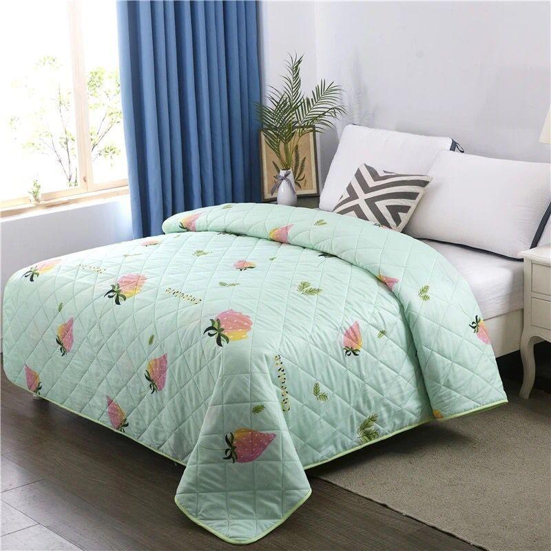 2021 summer washed quilt 1 pcs soft breathable skin-friendly and cool blanket thin new quilt bedspread