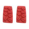 2 Pieces Coffee Bean Ice Cube Mold Chocolate Silicone Handmade Jelly Cake Multifunction Dishwasher Mould Coffee
