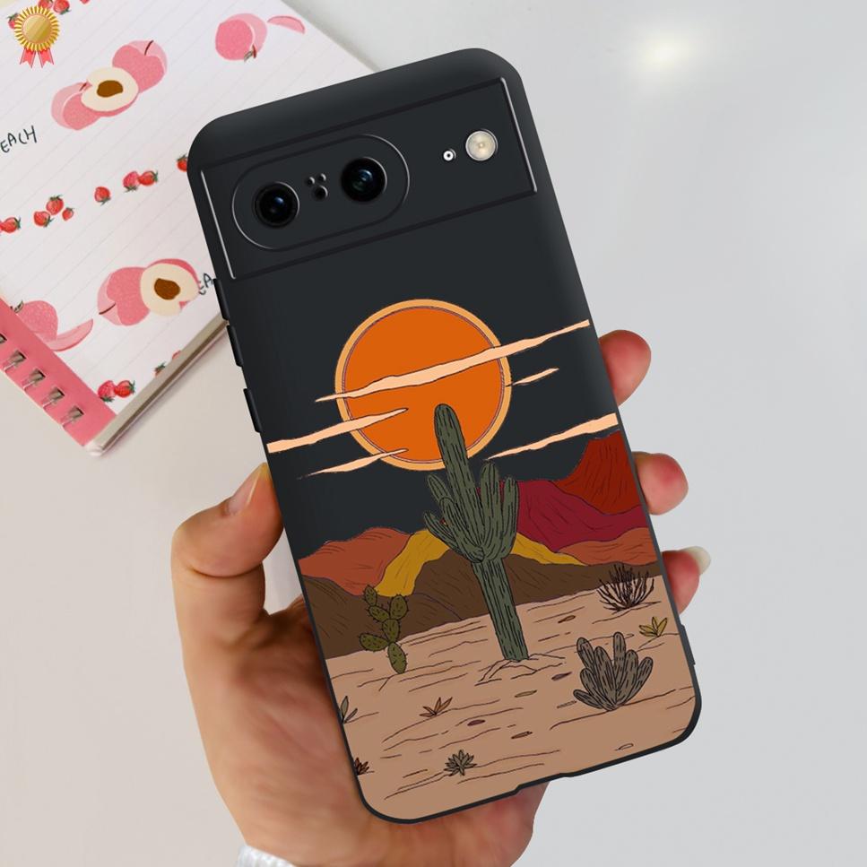 

For Google Pixel 8 Pro Case Cute Cartoon Silicone Shockproof Back Cover For Google Pixel 8 Pro 8Pro Phone Case Bumper Funda Capa Google Pixel 8