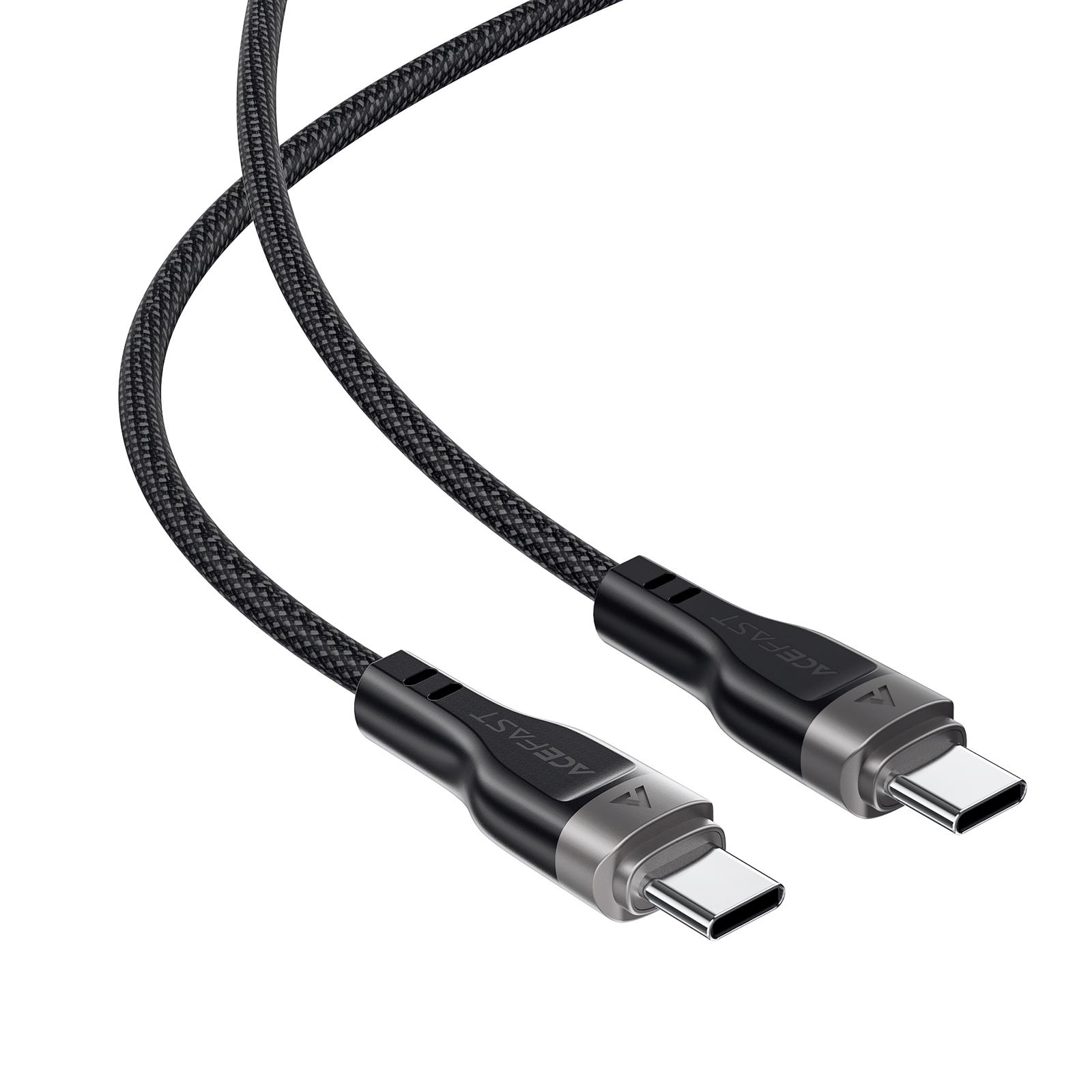 ACEFAST C11-03 1.2m USB-C to USB-C 60W Fast Charging Cable Magnetic Braided Data Cord A