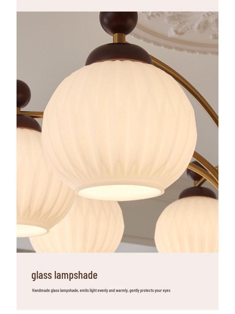 Vintage Chinese LED Pendant Light for Bedroom and Living Room