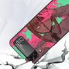 Luxus Hülle Für Samsung Galaxy Z Flip 4 3 5G Schwarz PC Hart Handyhüllen Mode Rückseite ZFlip Funda Chainsaw Man Anime Makima