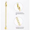 Gold Plated Star Heart Brass Lobster Clasps 75Mm Tail Extender Connector Chains Diy Jewelry Making Accessories