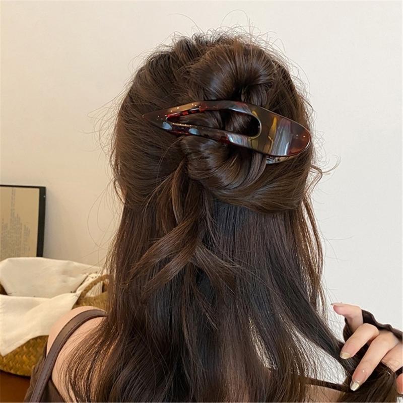 Large Hair Claw Clip Not Slip Grip Shatterproof PC Plastic Hairpin Headdress For Sensitive Scalp Gym Work Travel