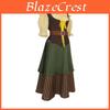Europeisk Fantasy Dirndl-kjole Cosplay-kostyme for Sceneopptredener