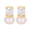 Banyan Tree Zircon Pearl S925 Silver Earrings for Women - Stylish Commuter Jewelry Trend