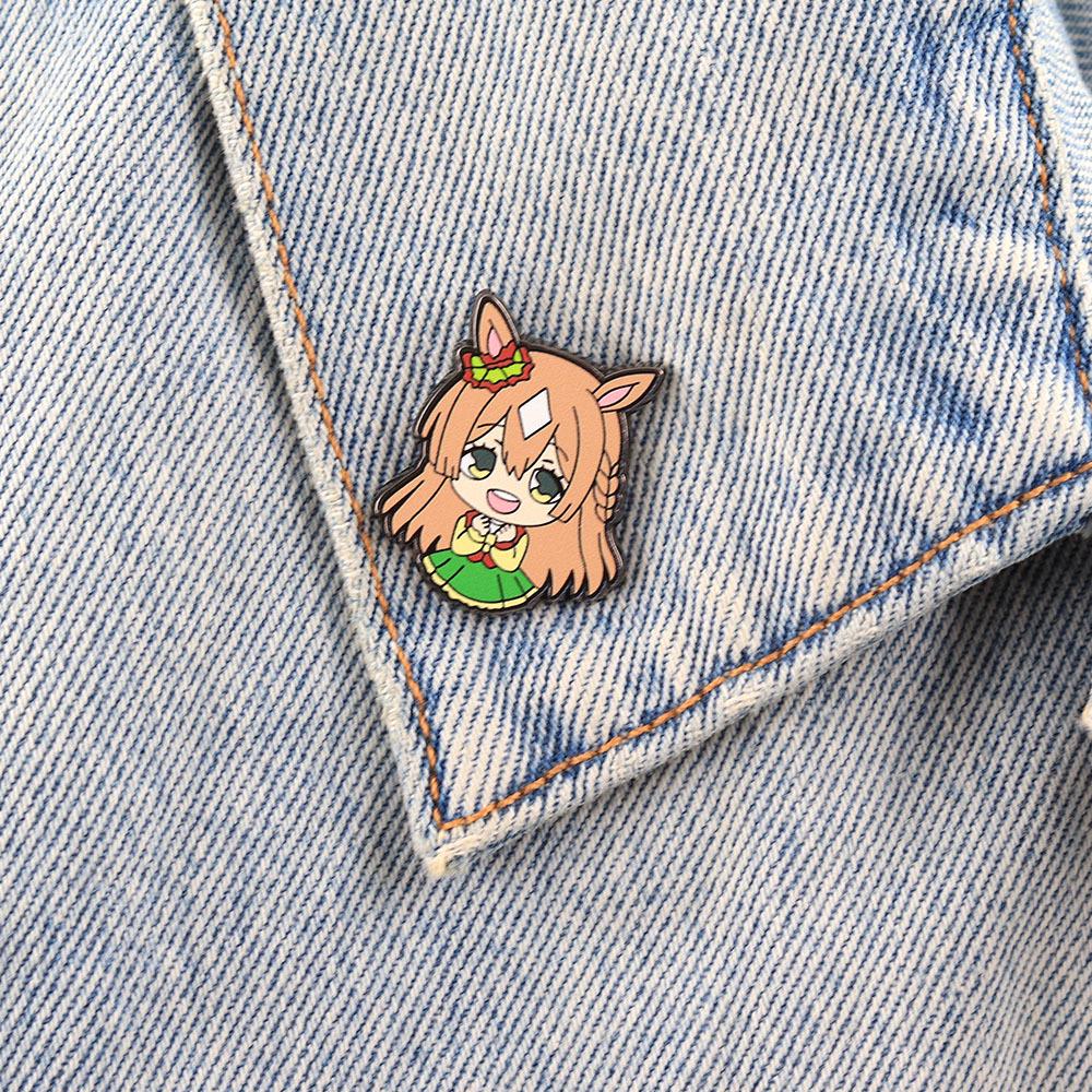 Creative Cartoon Game Character Brooch - Anime Badge for Backpack & Clothing - Stylish Gift for Friends