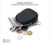 Genuine Leather Mini Coin Purse & Key Holder: Multifunctional Cowhide Wallet & Earphone Bag.