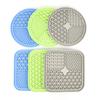 Mat For Pet Dogs Cats Slow Food Bowls With suction cup Feeding Food Bowl Silicone Dog Lick Pad Dog Slow Feeders Treat Dispensing