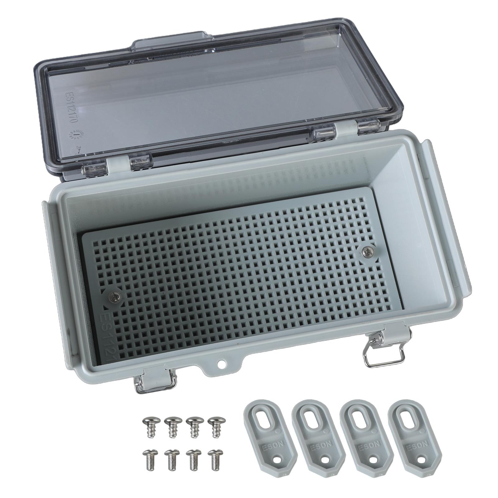 

Розподільна коробка IP65 Водонепроникна Прозора кришка Для внутрішнього та зовнішнього використання Кабельна розподільна коробка Корпус для електричного проєкту Розподільна коробка