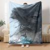 Star Wars Blanket Warmthful Decor Perfect for Picnics Bed Livingroom for All Occasions Digital Print Suitable for Gifting Relatives and Friends