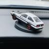 Racing Car Drift Ornaments Aluminum Alloy Car Model Tail Swing Rotating Ornaments Dashboard Center Console Car Decorations