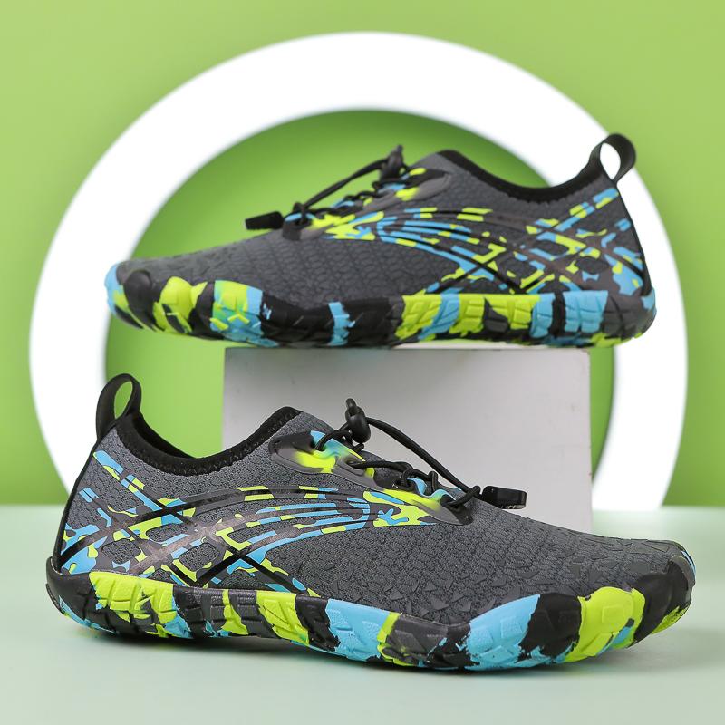 

Fashion New Outdoor Beach Aqua Shoes Quick Dry Upstream Wading Shoes Breathable Creek Tracing Water Shoes Non-Slip Five Finger Shoes 35