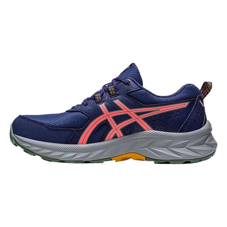 Asics Gel Venture 9 Wide Indigo Blue Papaya Women Sneakers 1012B314-400 37.5