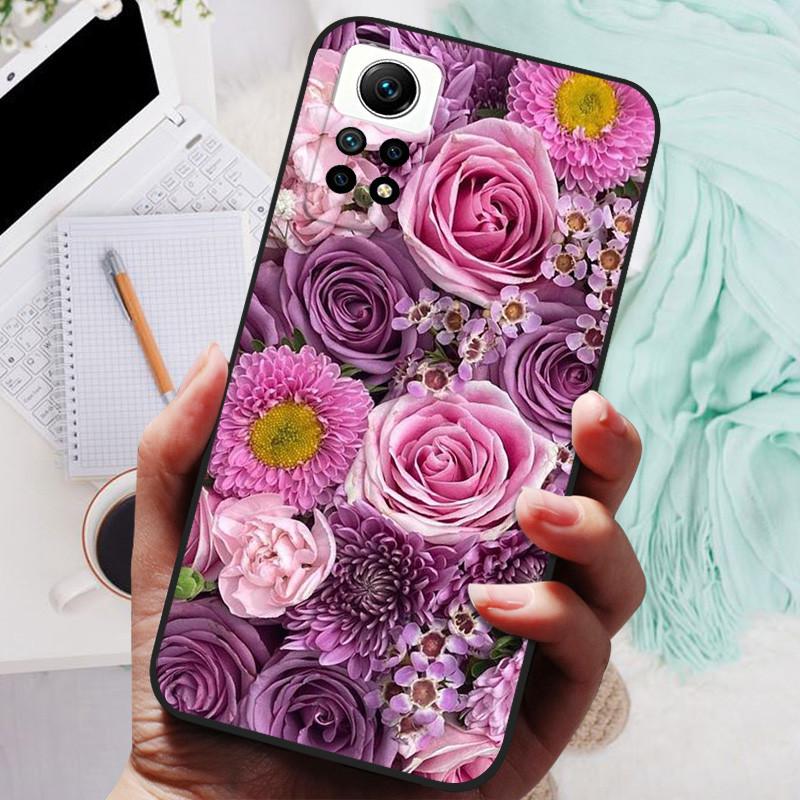 Cover For Redmi Note 12 Pro 4G Case Silicone Painted Soft Protective Black Coque For Xiaomi Redmi Note12 Pro 4G NFC Cartoon TPU