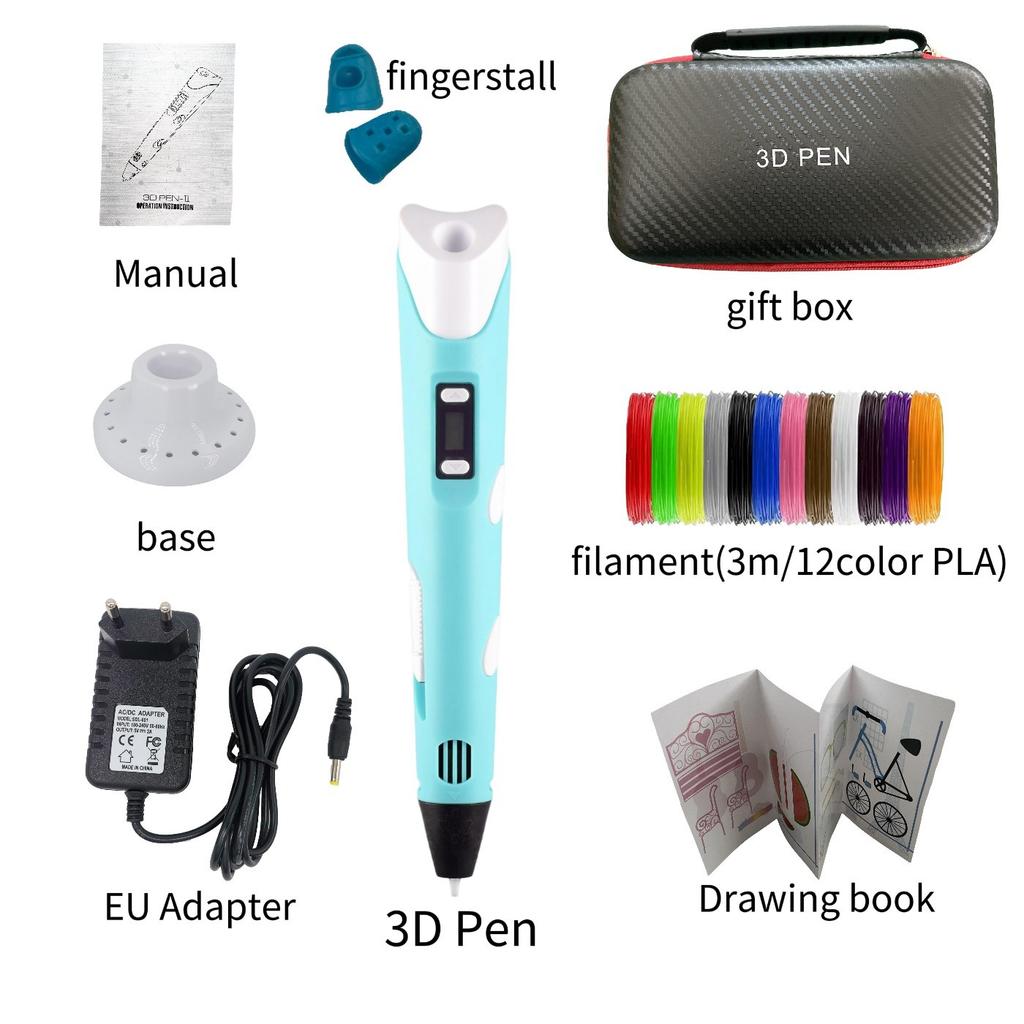 PLA Filament For 3d Pen,Diameter 1.75mm,3D Print Plastic,Pen Filament Materials,30 non Repeating Colors,150M/90M,Birthday Gift