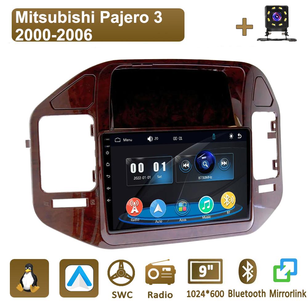

Icreative Car Radio Multimedia MP5 Player Head Unit Stereo GPS Navigation BT For Mitsubishi Pajero 3 2000-2006