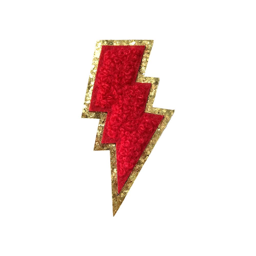 Colorful DIY Chenille Stickers: Stars, Hearts, Rainbow, Lightning & Flowers
