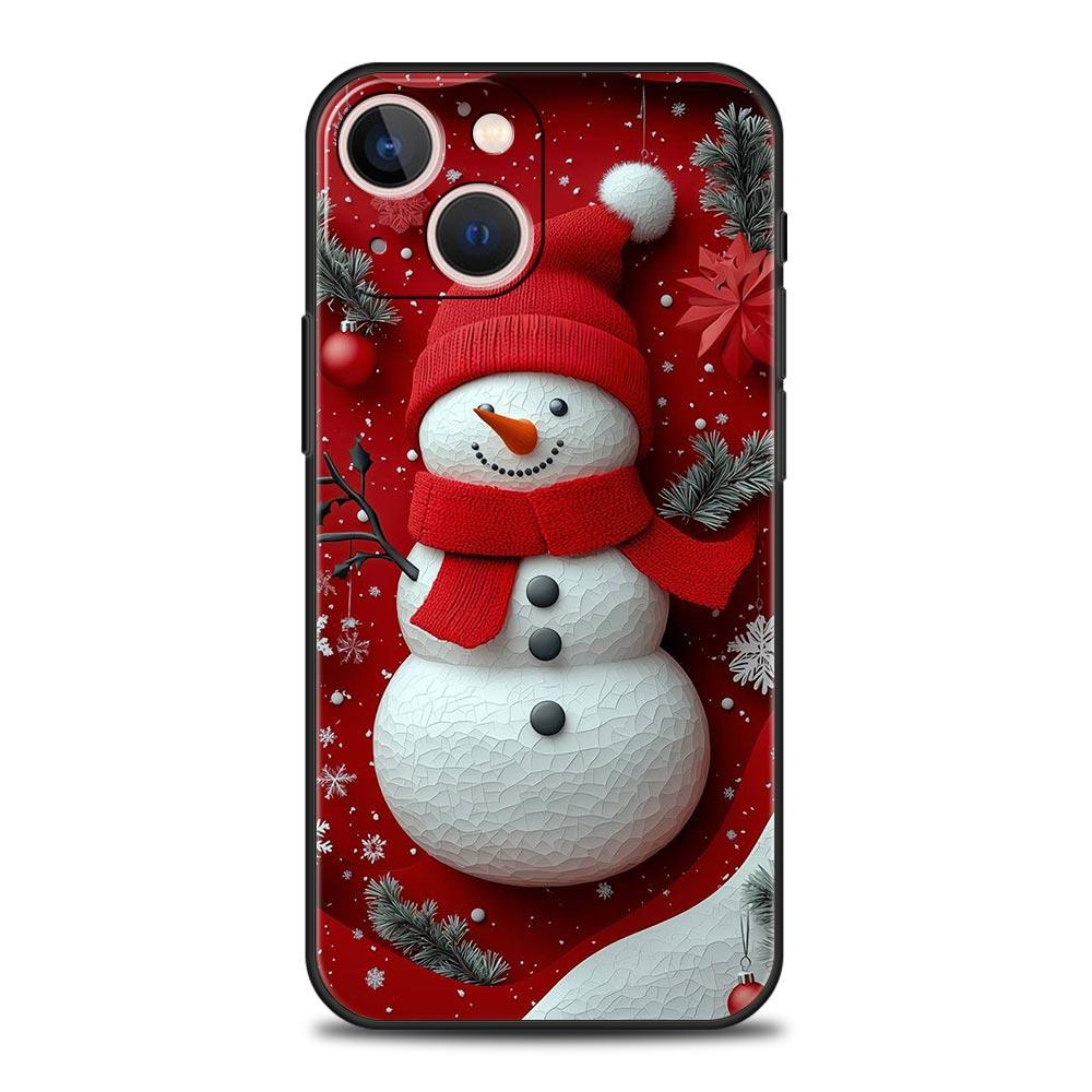 Weihnachtsmann Handyhülle Cover für iPhone 17 16 15 14 13 12 Pro Max 11 Pro Max 17 AIR Plus Stoßfest Weiche TPU Hülle Fundas