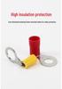 KT KST RVS1.25 Series Bent Angle Copper Ring Terminal with PVC Sheath (90°)