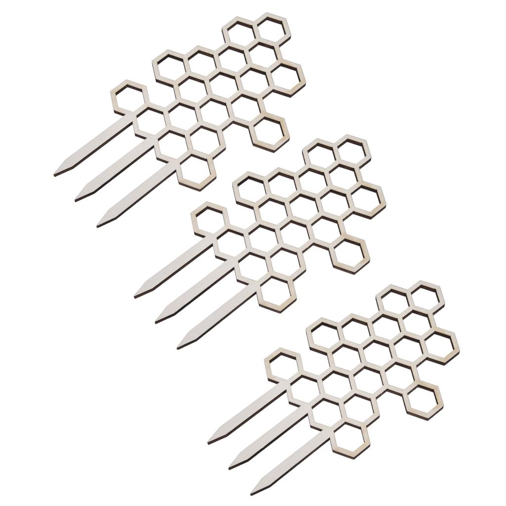 3PCS Potted Plant Trellis DIY Wood Plant Climbing Support Holder for Outdoor Garden Balcony