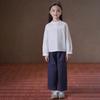 Hacikis Girls' Long-Sleeved White Base Shirt