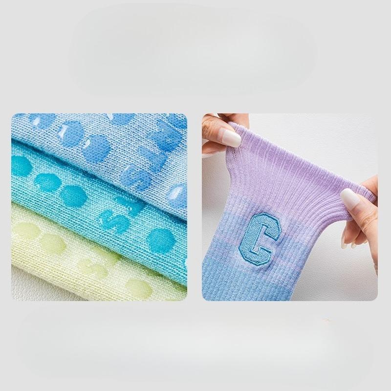 Long Socks, Women's Mid-calf Socks, Anti-odor Pure Cotton Running Long Calf Socks, Spring and Autumn Colorful Women's Socks, Women's Sports Socks