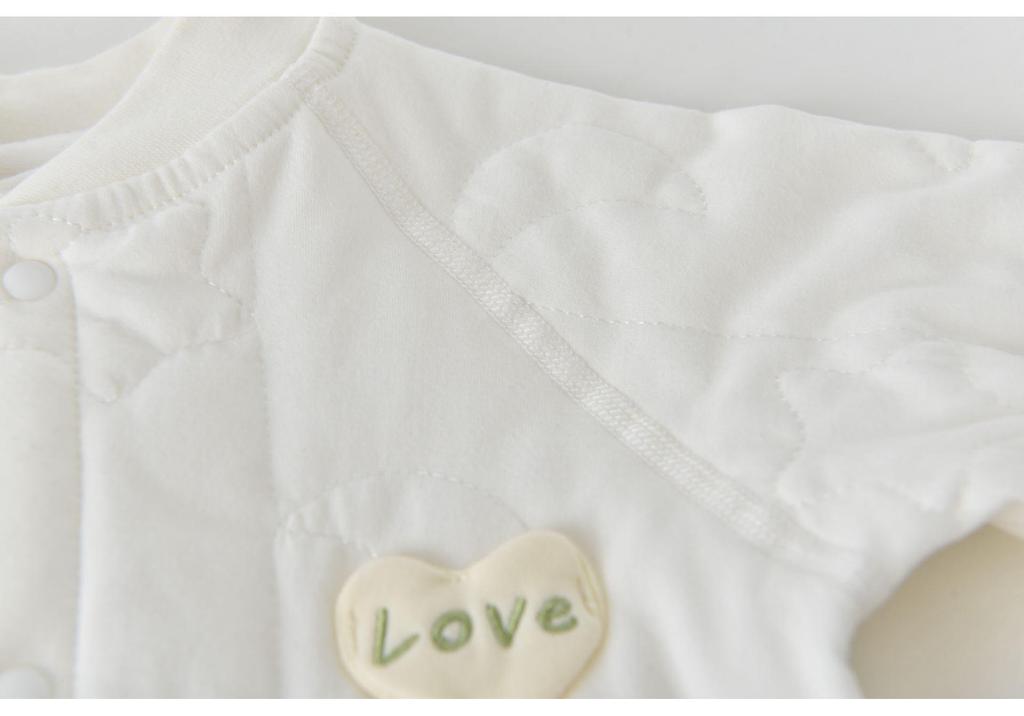 Thickened Quilted Baby Jumpsuit for Autumn/Winter – Newborn Crawling Suit