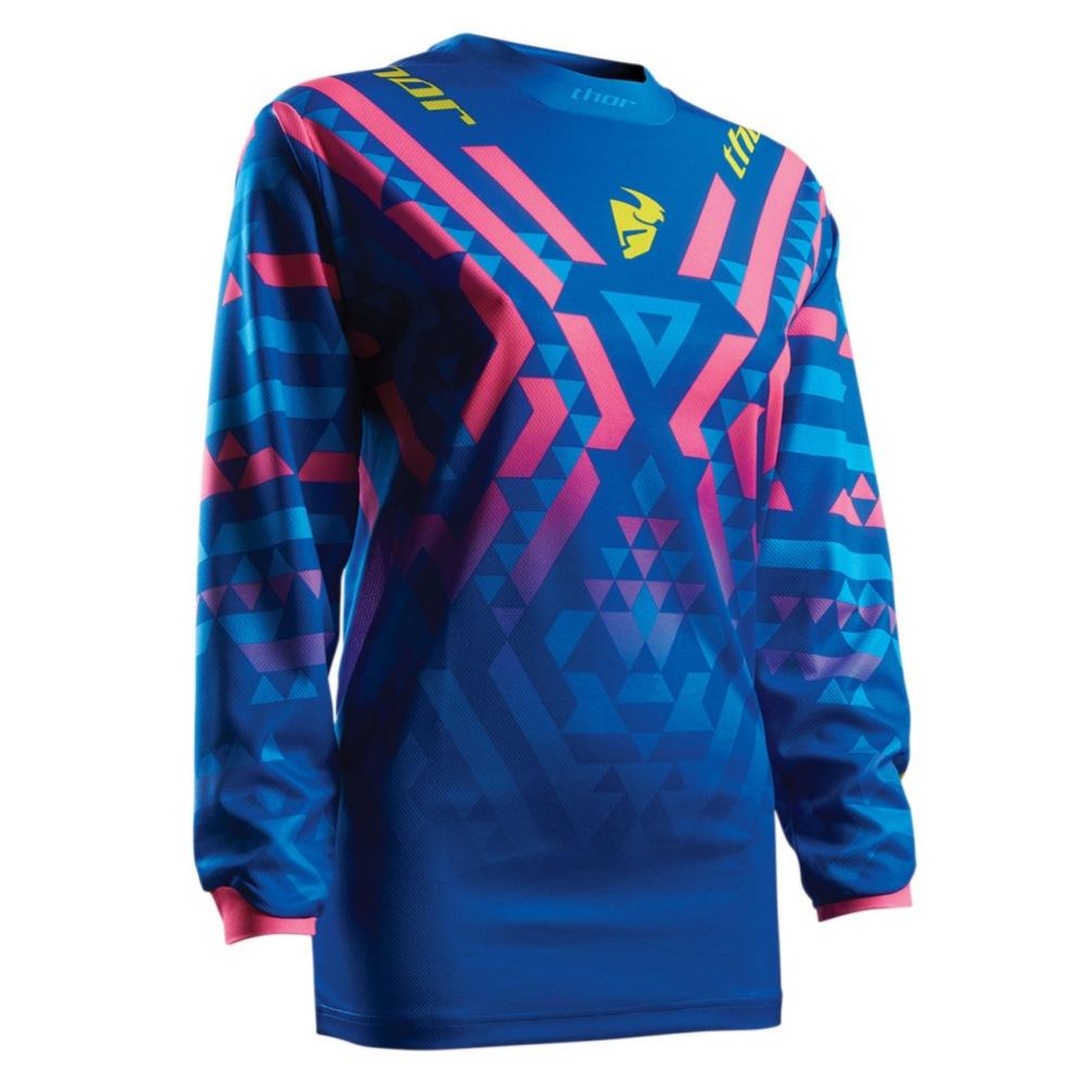 2024 heiß verkaufender THOR Downhill-Anzug Outdoor-Sport atmungsaktives langärmeliges T-Shirt Radsportanzug Offroad-Rennanzug