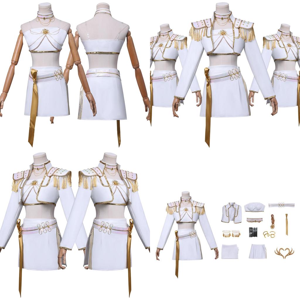 Kpop Demon Hunters Cosplay Costume With Faux Leather For Anime Game Role Play