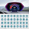 P3 Car Head Up Display Speed Clock Windshield Projector Overspeed Speedometer Alarm Fatigue Driving Reminder Slope Meter