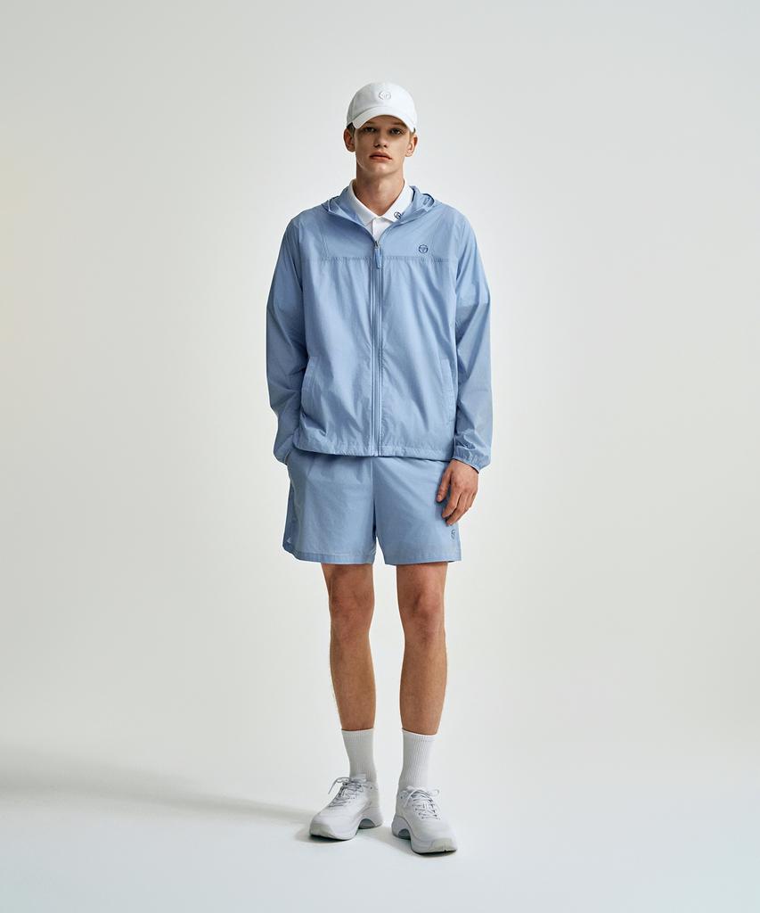 Sergio Tacchini M Comfortcool Lightweight Woven Jacket (L.Indigo)