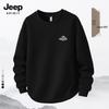 JEEP SPIRIT Men's Relaxed Fit Crew Neck Sweatshirt