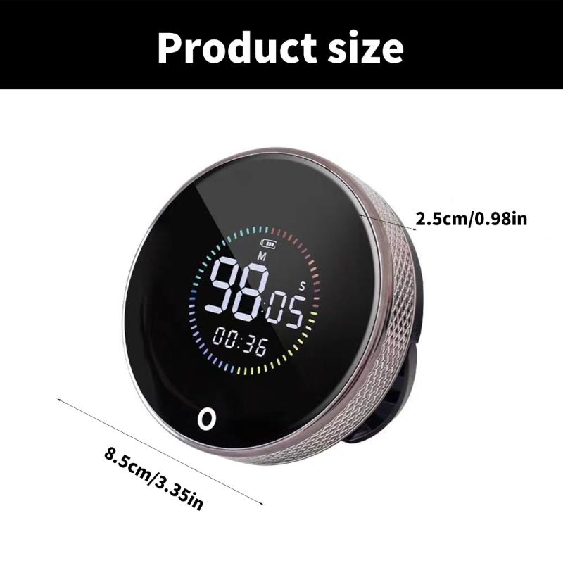User Friendly Magnetic Timers Rechargeable Kitchen Clock Adjustable Volumes Alarm for Cooking Study & Exercise Event 