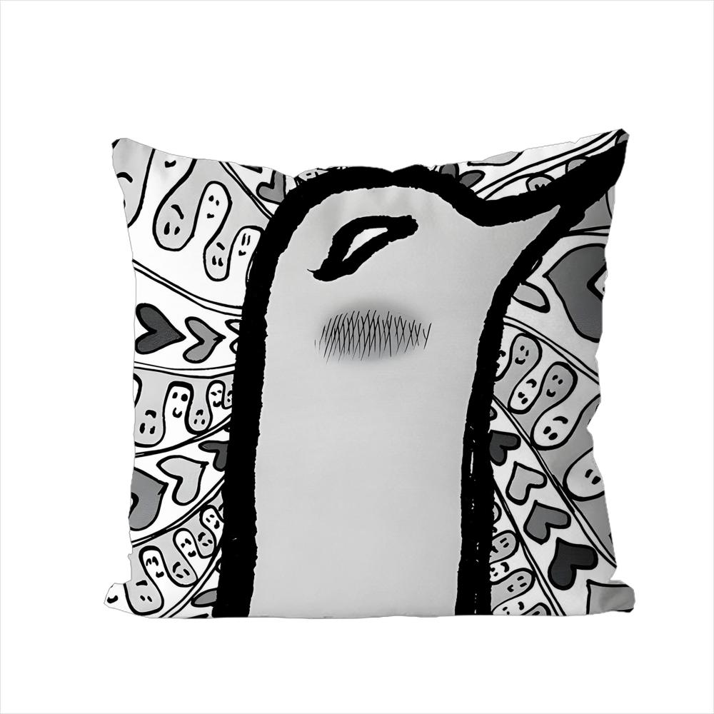 Goodnight Punpun Pillow Case For Car Sofa Decorative Home Doublesided Print Plush Square Throw Pillow Cushion Cover