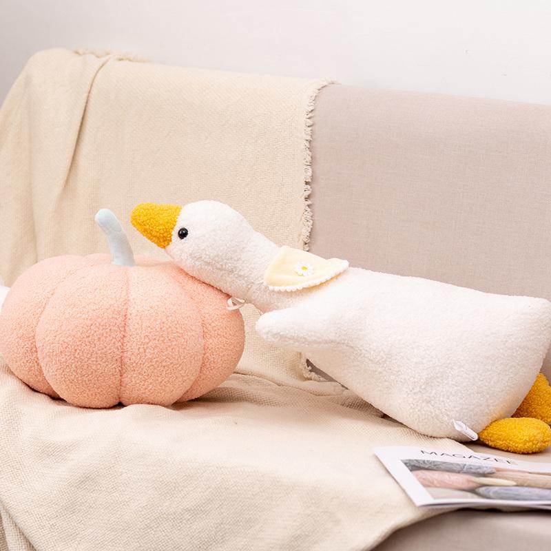 Coussin de dossier en forme de citrouille rose mignon, doux et moelleux, pour canapé, décoration de fête, cadeaux d'Halloween pour filles