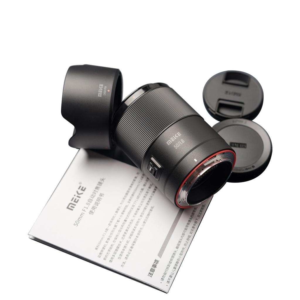 Meike 50mm Autofocus STM Stepping Motor Full Frame Portrait Lens for Cameras A7R A7CII F1.8 E-Mount A7, A7R, A7IV, IV, A7III, A7RII, A7RIII, A7SIII,