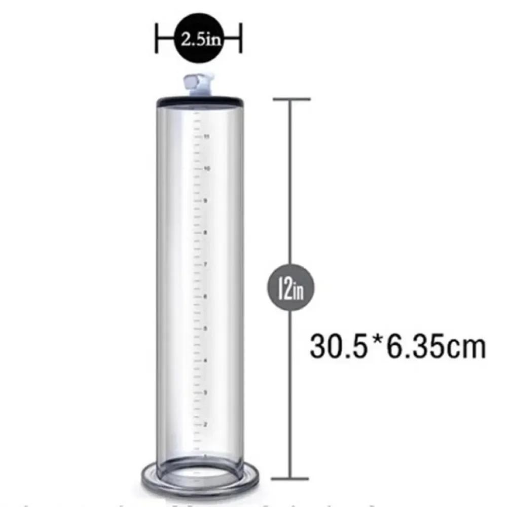 Acrylic Penis Pump Accessories Vacuum Penis Enlargement Device Masturbation Vacuum Pump Flange Pump Penis Cylinder Set Sex Toys