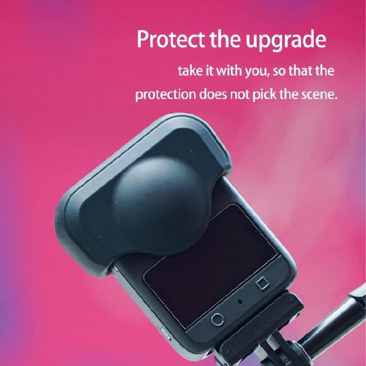Scratch Resistant Camera Lens Protectively Flexible Silicone Material Shock Absorption For Security 360 Coverage