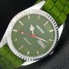 REFURBISHED SEIKO AUTOMATIC 6309A VINTAGE JAPAN MENS GREEN DIAL WATCH A443169-1