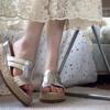 Summer New One-word Cool Slippers Women Wear Straw Muffin Shoes Platform High Heel Sandals Wedge Heel Thick Sole