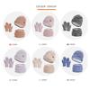 3pcs Acrylic Scarf Gloves Stay Cozy And Womens Winter Hat Set 3pack/lot Knitted screen Gloves Men And Women 3-in-1