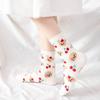 Four Seasons Cute Animal Mid-Calf Socks - Korean & Japanese Style for Women and Girls