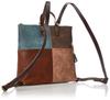 Ein Sof Echte Leder Mehrfarbige Rucksack-Tragetasche ASC1429-HP Multi