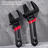 1 Pcs 6/8" Short Handle Adjustable Wrench Oversized Open Bathroom Wrench Mini Small Board Large-diameter Adjustable Short Handle