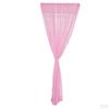 Voile Window Curtain Drape Set Solid Color Polyester