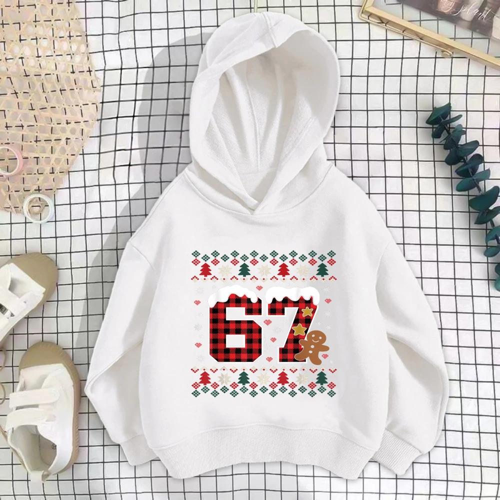 Six Seven Printed Kids Clothes Outfits Funny 6 7 Memes Pullover Hoodie Girls Boys Fashion Casual Pullovers
