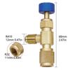 Liquid Safety Valve R410A R22 Air Conditioning Refrigerant Tool 1/4 "Safety Adapter Air Conditioning Repair And Fluoride Tool
